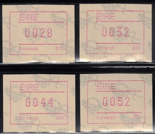 Ireland atm sets - atm, mnh